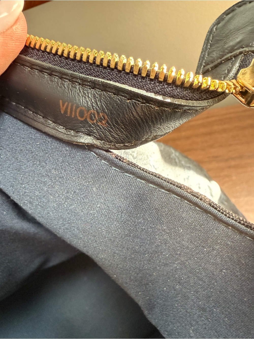 Louis Vuitton Navy Josephine Mini Lin Boston GM - Picture 14 of 14
